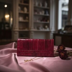 Elegant Red Women's Clutch